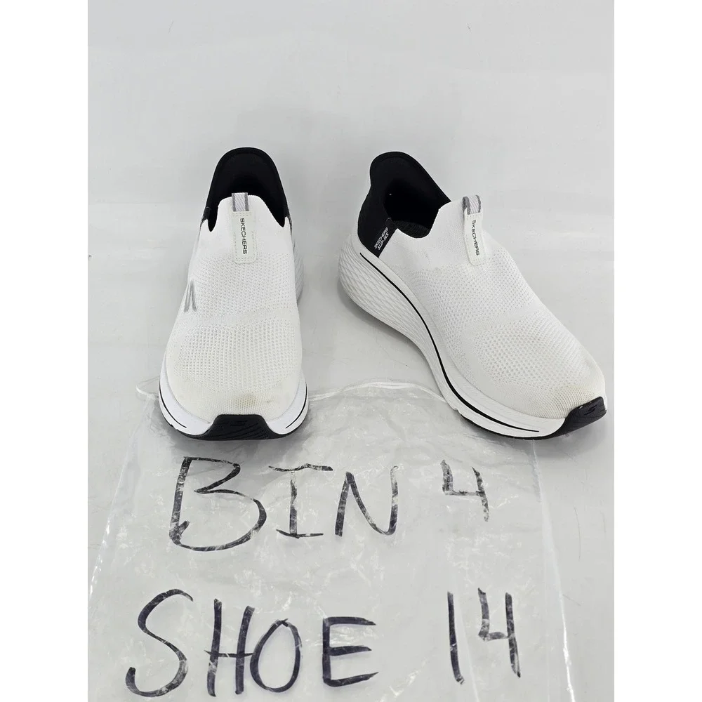Skechers Slip-ins GoWalk Max Walker Sneakers Mens 11.5 White Black - Good